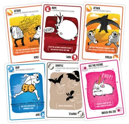 Exploding Kittens! Un jeu de cartes plein de chats et de explosions !